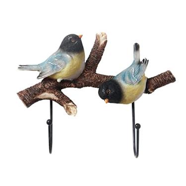 Imagem de KIZQYN Ganchos de casaco cabide montado na parede, cabide de casaco de varanda, gancho que economiza espaço, gancho de parede adequado, para casacos, cachecóis, bolsas, toalhas, chaves, chapéus cabide de parede (cor: b)