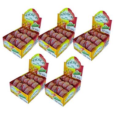 Imagem de Kit 5 Display Paçoca Sem Açúcar 480g Cada Fibrasmil