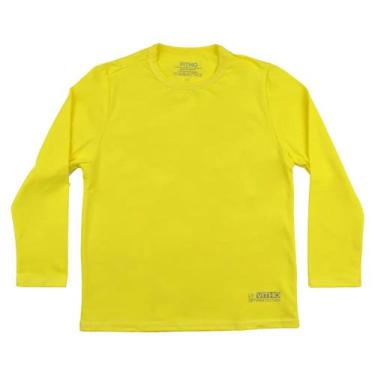 Imagem de Camiseta Com Proteção Uv+ Vitho Infantil - Amarelo
