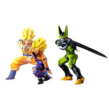 Imagem de Dragon Ball Z Dramatic Show Case 1 temporada vol.1 e 2 conjunto de 3 Goku Gohan Cell