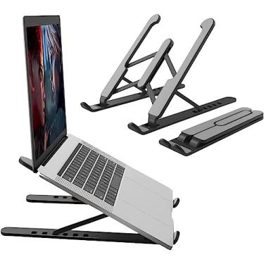 Imagem de Suporte Para Notebook Ajustável Dobrável Ergonômico Portátil Tablet Netbook Base Regulável Laptop Compatível Com MacBook Ipad Suporte Ajustável Dobrável Para Notebook