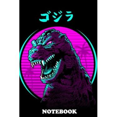 Imagem de Notebook: Retro God Monster , Journal for Writing, College Ruled Size 6" x 9", 110 Pages