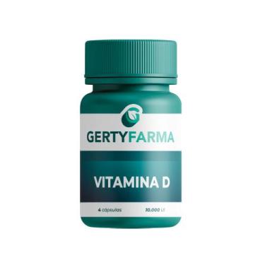 Imagem de Vitamina D 10.000Ui 4 Cápsulas - Gerty Farma