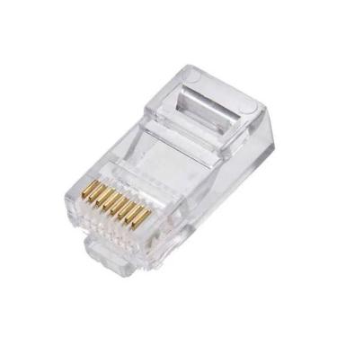 Imagem de Kit 10 Conector Macho RJ45 Furukawa SoHo Plus Cat5e Para Cabo Sólido e Flexível