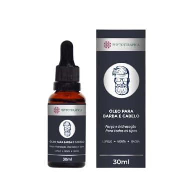 Imagem de PHYTOTERAPICA - Óleo Para Barba e Cabelo - Proporciona força e hidratação para todos os tipos de barba e cabelo, diminui o frizz, excelente para homens com barba longa - Lúpulo, Menta e Baobá - 30ml