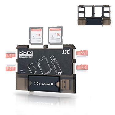Imagem de Suporte para cartão micro SD e estojo para cartão SD, organizador de armazenamento de cartão de memória com leitor USB (tipo C USB 3.0 Micro 2.0) para cartão Micro SD, Micro SDHC, Micro SDXC, SDHC