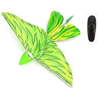 Imagem de Brinquedo voador de controle remoto - parece e voa como um pássaro real - ótimo brinquedo RC de partida para meninos e meninas - recarga USB, verde