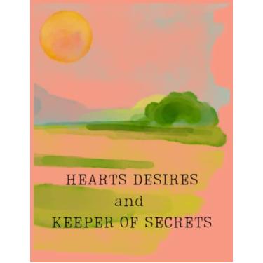 Imagem de Desejos de corações e guardião dos segredos: lindo diário pastel 100 páginas. Ideal para mulheres e meninas. Ótima ideia de presente.