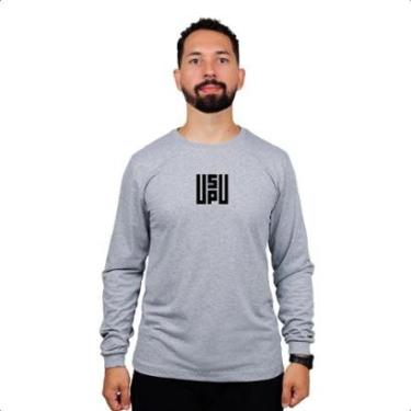 Imagem de Camisa Manga Longa Masculina Frio Inverno Conforto Academia-Masculino