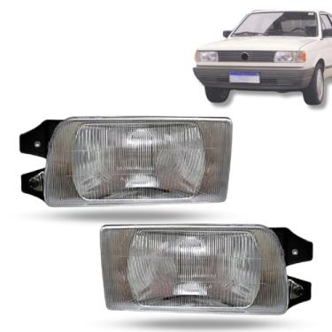 Imagem de Par Farol Gol Quadrado Parati Saveiro Voyage 91 92 93 94 95 96 97