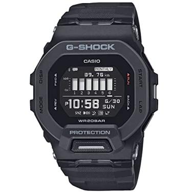 Imagem de G-Shock Relógio esportivo masculino automático com pulseira de resina, preto, 26,3 (modelo: GBD200-1)
