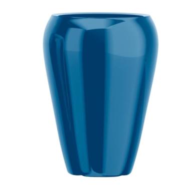 Imagem de Vaso Vietnamita Fibra De Vidro Decoração Tóquio 74cm Grande (Azul Metálico)