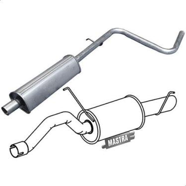 Imagem de Kit Escapamento Abafador + Esportivo Palio 1.0 Fire 2009... - ScapJá