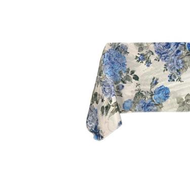 Imagem de Toalha de Mesa Retangular Jacquard - MUMUDECOR, 1009 AZUL, 1,40 X 2,20