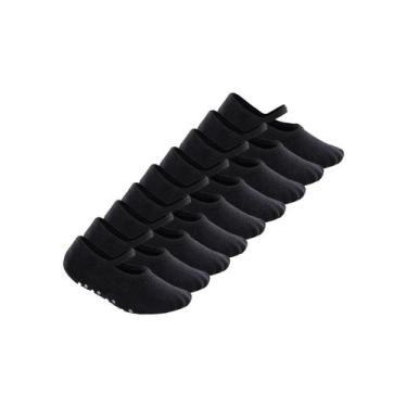 Imagem de Kit 9 Pares de Sapatilhas Bebê Antiderrapante Lupo 2027-004, Preto
