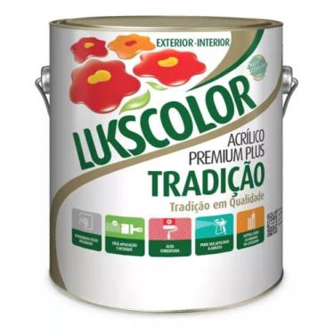 Imagem de Lukscolor  tinta latex acrilica 3,6l perfumada varias cores, Preto