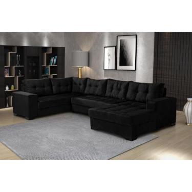 Imagem de Sofá de Canto 6 Lugares com Chaise Bia - Império Estofados