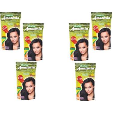 Imagem de Amazonia Preto Medio (Preto Natural) Hene em Gel 180gr Divina Dama Pou