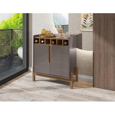 Imagem de Buffet Bar Aparador Bar Adega Sala de Jantar e Estar Lizz  2 Portas e 