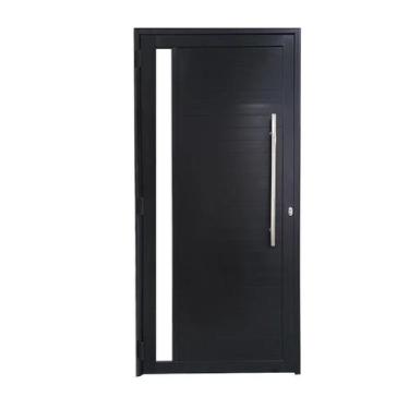 Imagem de Porta Lambril 2,10x80 lado ESQUERDO Linha 25 no alumínio preto com pux
