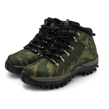 Imagem de Bota Coturno Tênis Adventure Adulto e Infantil - Floratine, Verde, 33
