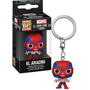 Imagem de Funko Pop! Chaveiro: Marvel Luchadores - Homem-Aranha