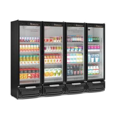 Imagem de Refrigerador Expositor Vertical 1950 Litros Preto 220V Gelopar GCVR-19