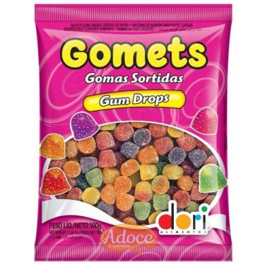 Imagem de Bala goma gomets sino sortidas dori, 500g