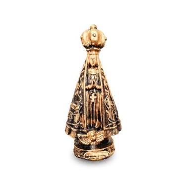 Imagem de Imagem Nossa Senhora Aparecida 26cm em Gesso para Altar Decoração Pres