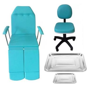 Imagem de Kit Podologia Verde Básico Maca Mocho e Bandejas - Fiscomed