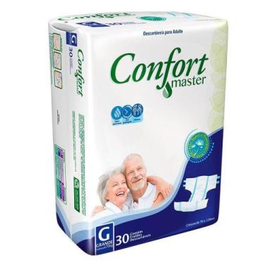 Imagem de Fralda Descartável Geriátrica Confort Master G C/30 - CCM indústria e 