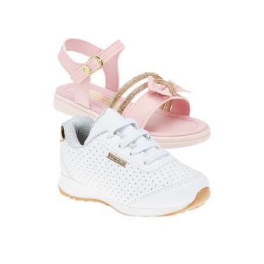 Imagem de Sapato Infantil Menina e Papete - KIT 2 PARES Tam 23 ao 34 - sapatinho