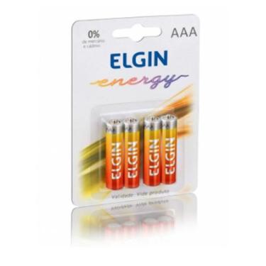 Imagem de Kit Pilha Elgin 82186 Aaa R03 Zinco/carvão 10 Blister - A.R Variedades