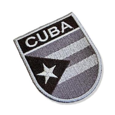 Imagem de BP0010E-002 Bandeira Cuba Patch Bordado 6,8x8,0cm - BR44