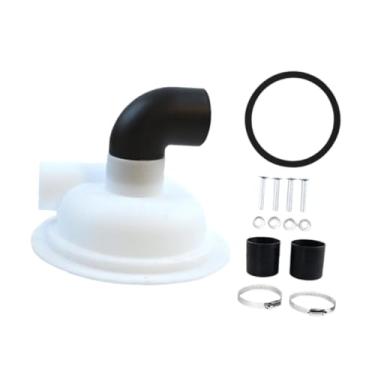 Imagem de Bothyi Separador de pó a vácuo, tampa do separador de ciclone com substituição de cotovelo, capa de ciclone para madeira, areia de aglomerado, coletor de pó