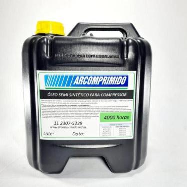 Imagem de Óleo Semi Sintético 4000hrs Compressor Parafuso Coaire 20lts - Arcompr