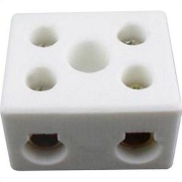 Imagem de Conector Porcelana Brasfort 2 Polos - 06Mm Fixar - 8607 - Kit C/10 Pec