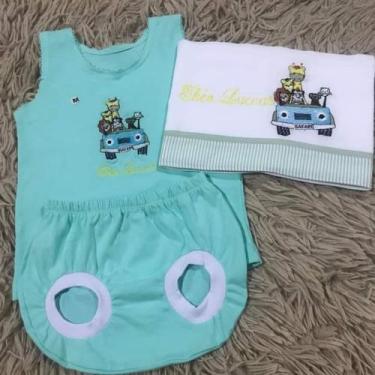 Imagem de Kit fralda + tampa fralda + camiseta - Cremer