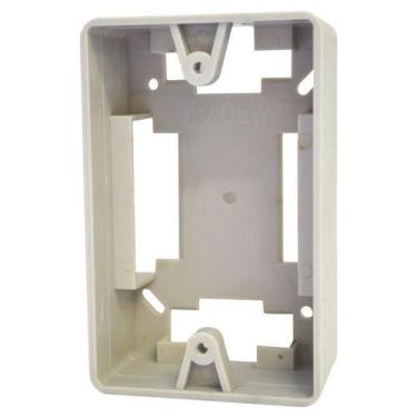 Imagem de Caixa de Luz de Sobrepor 4x2 Retangular Cinza - CEWP, CINZA