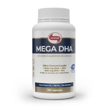 Imagem de Mega DHA 1500mg + EPA 300mg (120 Caps) Vitafor