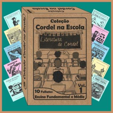 Imagem de Kit livretos de cordel (ensino fundamental e médio) 10 títulos vol.1 -