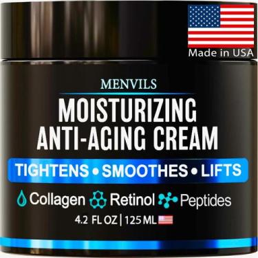 Imagem de Creme Hidratante Facial Menvils Anti-Idade - 125ml - Para Homens