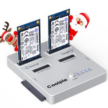 Imagem de SSD Cloner Coolpie CR311 - NVME/SATA 3 em 1 com USB3.2 Gen2x2