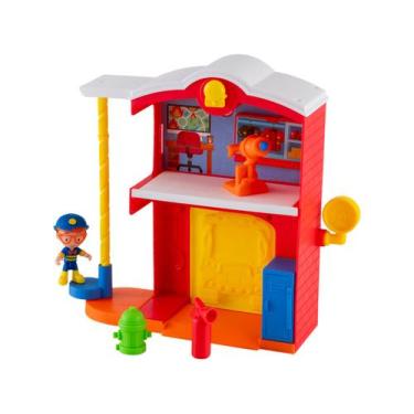 Imagem de Playset Blippi Fire House Candide 4 Peças