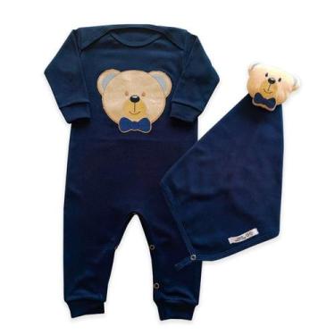 Imagem de Macacão com Naninha Menino - Generic, Marinho, M