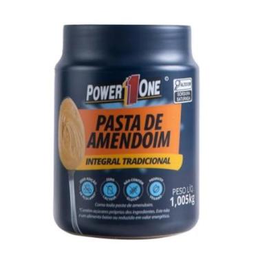 Imagem de Pasta De Amendoim Power One Integral 1kg Crocante ou Lisa, 1Kg