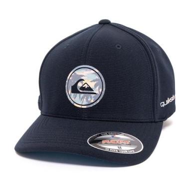 Imagem de Boné Quiksilver Aba Curva Gradient Round Tropicamo WT25 Navy, Gulf blu