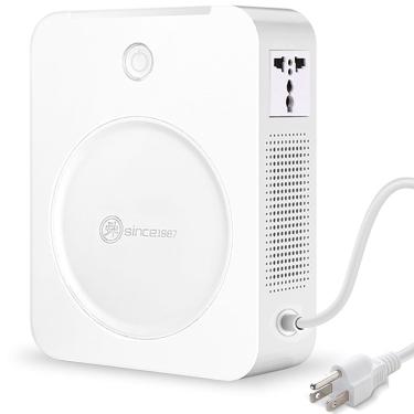 Imagem de Transformador de tensão sunshun 3000W 110V a 220V com tomadas duplas