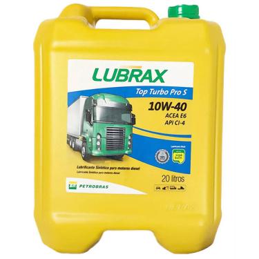 Imagem de Óleo Sintético 10W40 Lubrax Top Turbo Pro S CI-4 20 Litros