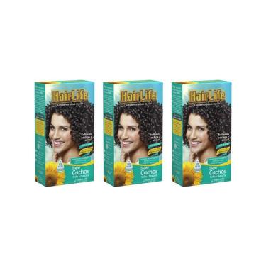 Imagem de Creme Alisante Hairlife Super Cachos Solto E Nat 180G - 3Un
